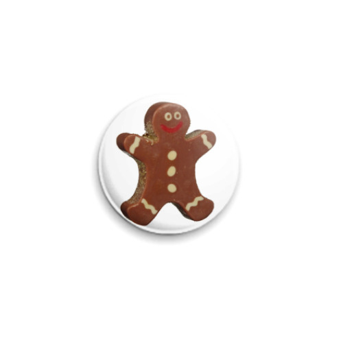 Значок 25мм с принтом Пряничек
