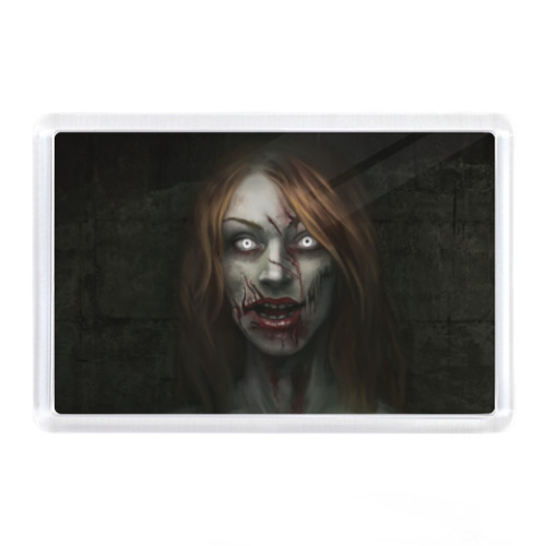 Магнит Зомби-девушка