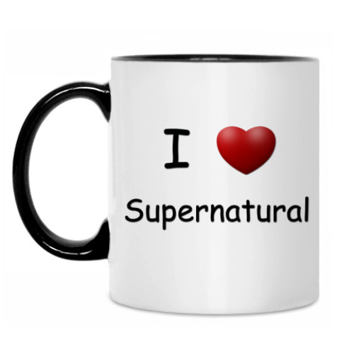 Кружка I Love Supernatural