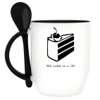 Кружка с ложкой