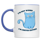 Двухцветная кружка Кот Limited Edition