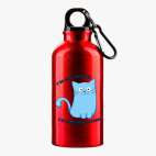 Металлическая бутылка 400 мл UV-DTF