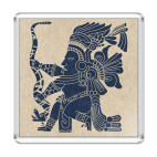 Магнит 6.5 x 6.5 см   Индеец