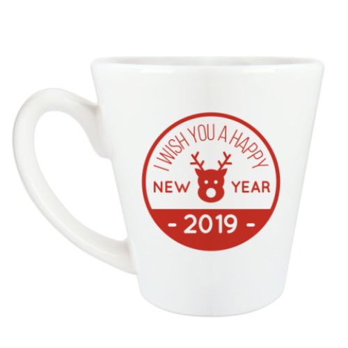 Чашка Латте New Year