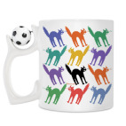 Кружка с футбольным мячиком