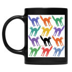 Кружка цветная UV-DTF