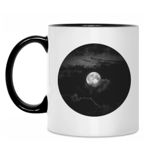Кружка с принтом Луна