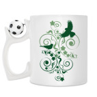 Кружка с футбольным мячиком