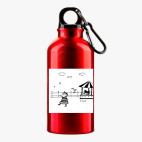 Металлическая бутылка 400 мл UV-DTF