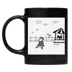 Кружка цветная UV-DTF