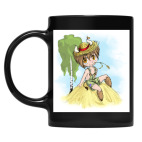 Кружка цветная UV-DTF