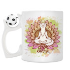 Кружка с футбольным мячиком