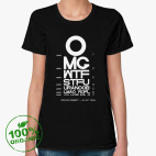 Женская футболка органик