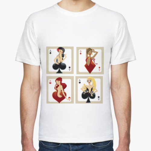 Футболка с принтом Карты