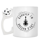 Кружка с футбольным мячиком