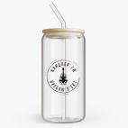 Банка с бамбуковой крышкой