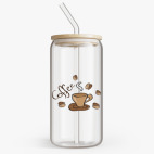 Банка с бамбуковой крышкой