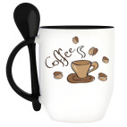 Кружка с ложкой