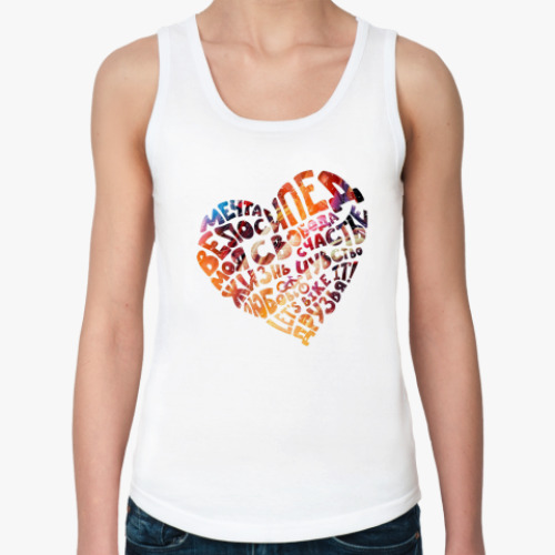 Женская майка Сердце