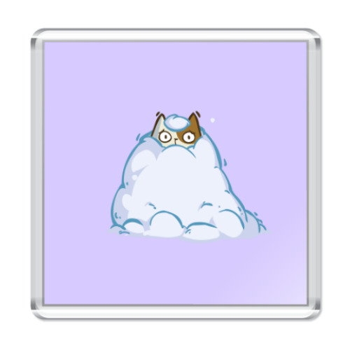 Магнит Снегокот — Пятничный Котик №40