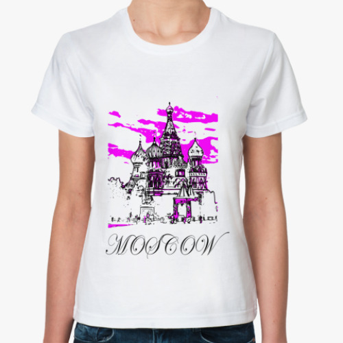 Классическая футболка  'Москва'