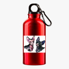 Металлическая бутылка 400 мл UV-DTF