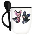 Кружка с ложкой