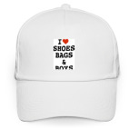 Кепка / бейсболка, белая (печать) Love Shoes, Bags &amp; Boys