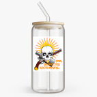 Банка с бамбуковой крышкой