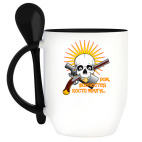 Кружка с ложкой