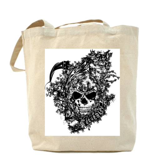 Сумка шоппер с принтом Defeated Холщовая сумка