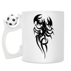 Кружка с футбольным мячиком