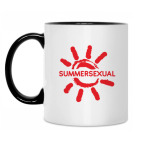 Кружка двухцветная