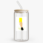 Банка с бамбуковой крышкой