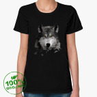 Женская футболка органик