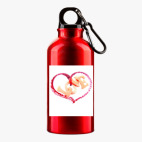 Металлическая бутылка 400 мл UV-DTF