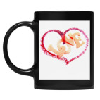 Кружка цветная UV-DTF