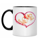 Кружка двухцветная