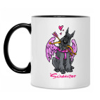 Кружка двухцветная