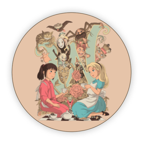 Костер (подставка под кружку) Wonderland Alice and Chihiro