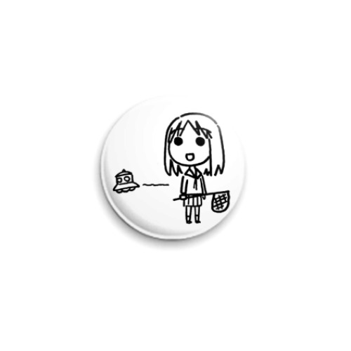 Значок 25мм с принтом  Осака