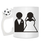 Кружка с футбольным мячиком