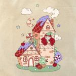 Сказочный замок с принцессой. Сладости и пирожные