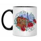 Кружка двухцветная