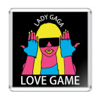 Магнит 6.5 x 6.5 см Love game