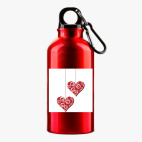 Металлическая бутылка 400 мл UV-DTF