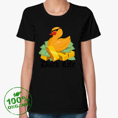 Женская футболка из органик-хлопка Duck Life