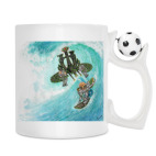 Кружка с футбольным мячиком