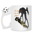 Кружка с футбольным мячиком