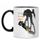 Кружка двухцветная